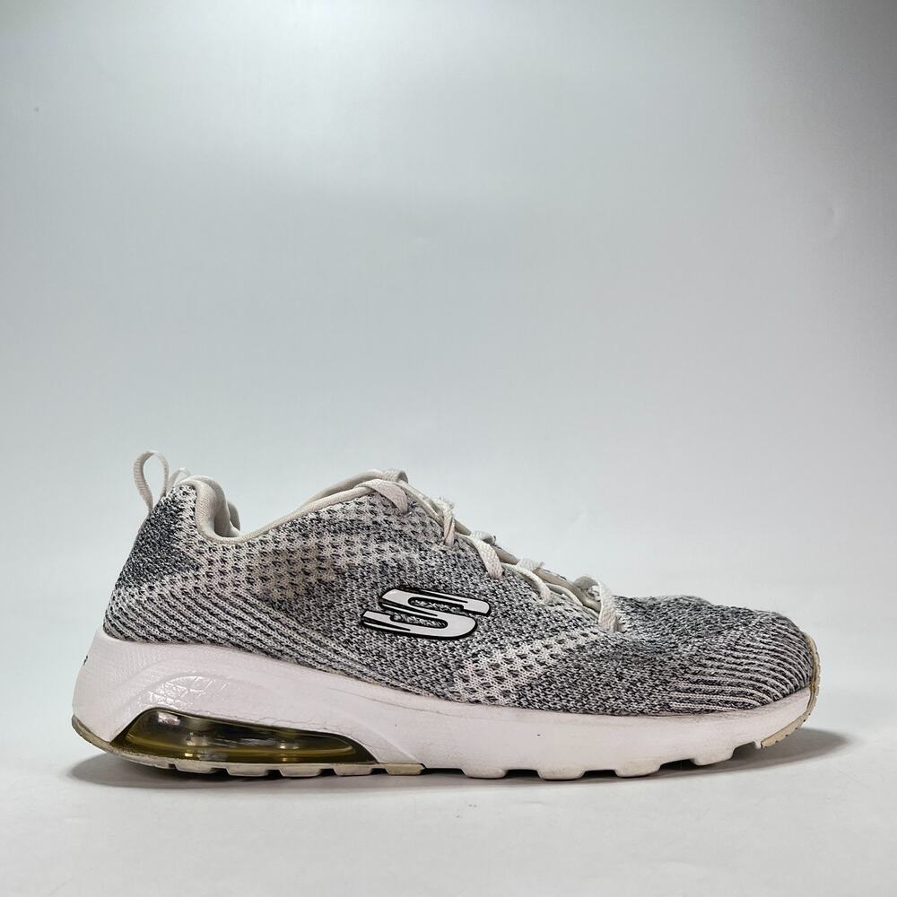 Skechers Skech-Air Extreme Not Alone White Black Sneakers 12921 Women's Size 7